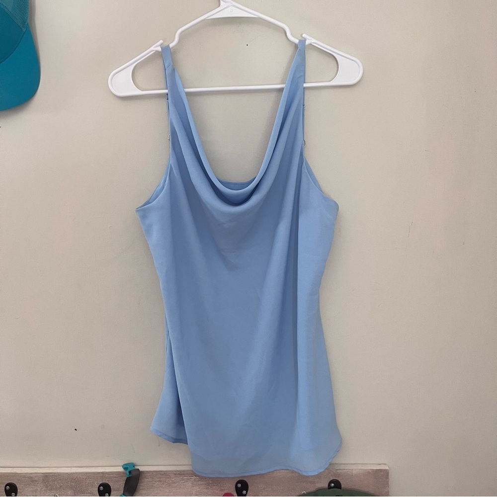 Calvin Klein Blue Draped Camisole Top